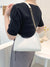 Minimalist Croc Embossed Chain Shoulder Bag  - Women Shoulder Bags