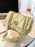 Quilted Turn Lock Flap Chain Square Bag  - Women Shoulder Bags