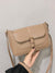 Stitch Detail Flap Square Bag  - Women Crossbody
