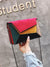 Colorblock Flap Square Bag  - Women Crossbody