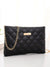 Quilted Embossed Chain Crossbody Bag  - Women Crossbody