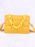 Quilted Chain Handle Square Bag  - Women Crossbody