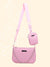 Chain Decor Crossbody Bag with Purse  - Women Crossbody