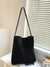 Minimalist Canvas Shoulder Bag  - Women Shoulder Bags