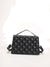 Solid Quilted Flap Square Bag  - Women Satchels