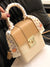Crocodile Embossed Twilly Scarf Decor Square Bag  - Women Satchels