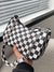 Checkered Print Chain Decor Baguette Bag  - Women Shoulder Bags