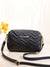 Metal Decor Quilted Pattern Square Bag  - Women Crossbody