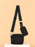 Pocket Front Crossbody Bag with Purse  - Women Crossbody