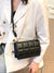 Minimalist Embossed Flap Crossbody Bag  - Women Crossbody