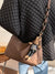 Minimalist Crossbody Bag with Bag Charm  - Women Crossbody