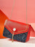 Faux Pearl & Tassel Decor Colorblock Flap Chain Square Bag  - Women Crossbody