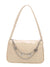 Metal Butterfly & Chain Decor Baguette Bag  - Women Shoulder Bags