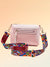 Colorblock Geometric Graphic Strap Tassel Decor Square Bag  - Women Crossbody