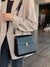 Minimalist Snap Button Detail Flap Square Bag  - Women Crossbody