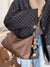 Minimalist Crossbody Bag with Bag Charm  - Women Crossbody