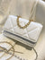 Quilted Flap Chain Decor Square Bag  - Women Crossbody