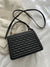 Textured Flap Square Bag with Small Pouch  - Women Satchels