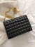 Patent Leather Quilted Chain Square Bag  - Women Crossbody