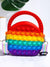 Colorblock Bubble Circle Bag  - Women Satchels