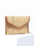 Contrast Binding Snap Button Straw Bag  - Women Crossbody