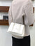 Minimalist Flap Ruched Bag  - Women Crossbody