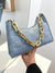 Minimalist Textured Chain Shoulder Bag  - Women Shoulder Bags
