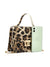 Leopard Print Twist Lock Chain Bag  - Women Satchels