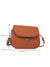 Stitch Detail Flap Saddle Bag  - Women Crossbody