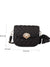 Twilly Scarf Decor Quilted Flap Square Bag  - Women Crossbody