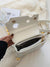 Hollow Out Flap Square Bag with Luggage Tag  - Women Crossbody