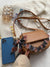 Twilly Scarf Decor Chain Flap Saddle Bag  - Women Shoulder Bags