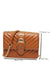 Buckle Detail Quilted Pattern Square Bag  - Women Crossbody