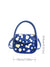 Allover Graphic Flap Saddle Bag  - Women Satchels