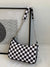 Checkered Print Chain Decor Baguette Bag  - Women Shoulder Bags