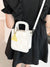 Minimalist Textured Novelty Bag  - Women Satchels