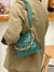 Croc Embossed Flap Satchel Bag  - Women Satchels