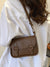 Minimalist Buckle Decor Flap Square Bag  - Women Crossbody
