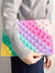 Colorblock Pop It Square Bag  - Women Crossbody