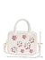 Floral Graphic Double Handle Square Bag  - Women Satchels