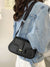 Metal Decor Flap Crossbody Bag  - Women Crossbody