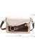 Two Tone Letter Graphic Crocodile Embossed Chain Flap Square Bag  - Women Crossbody