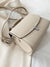 Twist Lock Stitch Detail Flap Square Bag  - Women Satchels
