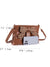 Bow Decor Ruched Detail Square Bag  - Women Crossbody