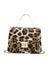 Leopard Print Twist Lock Chain Bag  - Women Satchels