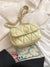 Quilted Turn Lock Flap Chain Square Bag  - Women Shoulder Bags