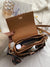 Twilly Scarf Decor Chain Flap Saddle Bag  - Women Shoulder Bags