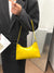 Minimalist Patent Leather Baguette Bag  - Women Shoulder Bags