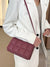 Quilted Flap Square Bag  - Women Crossbody