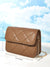 Quilted Flap Chain Square Bag  - Women Crossbody
